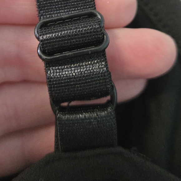 Black Spaghetti Strap Maternity Tank Top - Picture 4 of 7